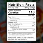 Grace Butter Beans 14oz - 2 Pack Canned Butter Beans - Source of Plant Based Protein & Fiber, Gluten Free, Low Fat - Giant White Beans Canned - Canned Lima Beans - Gigante Beans Alternative - Habas Grandes