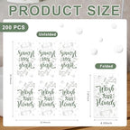 200Pcs Wash Your Hands Paper Napkins 3 Ply Disposable Green Hand Towels Bathroom Guest Napkins for Kitchen Wedding Anniversary Baby Shower Supplies