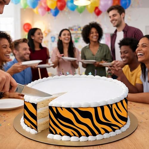3 pcs Tigger Cake Strips Edible birthday cake strips, cake side borders, Icing Sheets 2.7X11.8