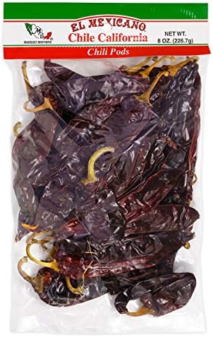El Mexicano Chili Pods 8 oz (California) (Pack 1)