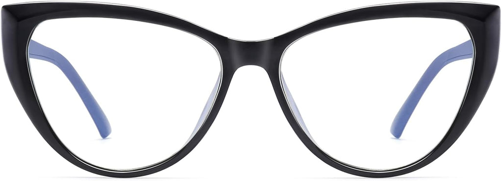 PANNER Blue Light Blocking Glasses Women Bluelight Blocker Computer Cateye Clear Cat Eye Eyeglasses Frame