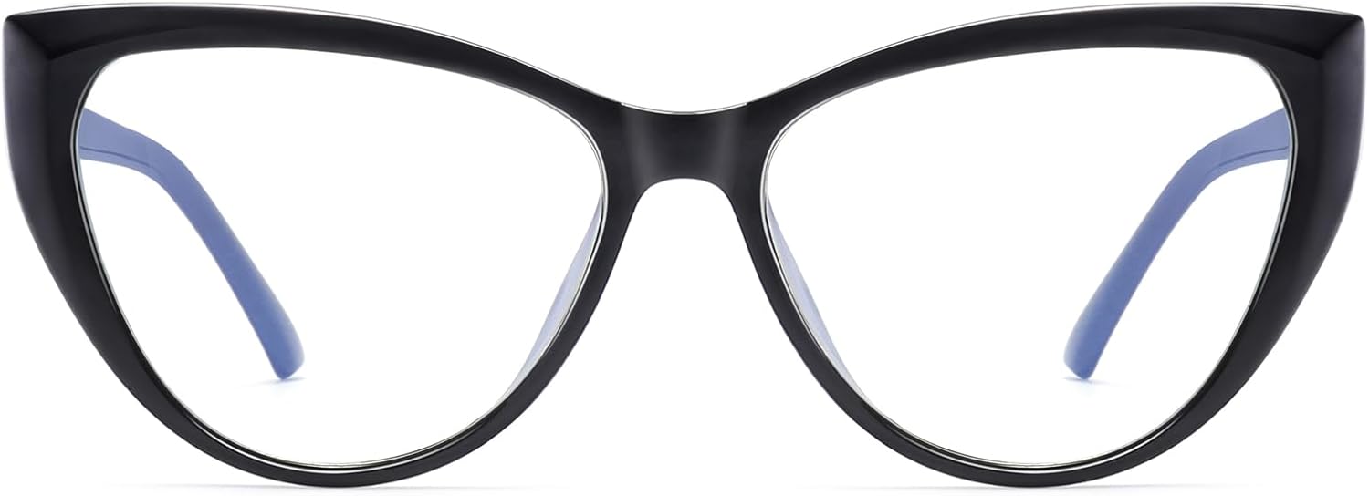 PANNER Blue Light Blocking Glasses Women Bluelight Blocker Computer Cateye Clear Cat Eye Eyeglasses Frame