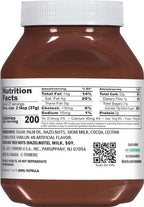 Nutella Hazelnut Spread with Cocoa, Creamy Hazelnut Spread, Breakfast Favorite, 35.3 oz Jar (Pack of 2)