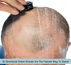 Premium Omnishaver with Cartridge Kit - The Fastest Way to Shave Head, Legs, Arms, Body|an Alternative to Disposable Shaving Razors Self Cleans & Strops During Use with Durable Blade|Bald Head Shaver