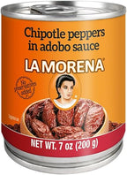 La Morena Chipotle peppers In Adobo sauce 7 oz (Packaging may vary)