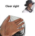 6Pcs Premium Head Net Face Mesh with Extra Fine Holes, Mosquito Hat Mask Head Cover for Camping Hiking Fishing Protecting from Insect Bug Bee Mosquito Gnats