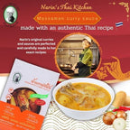 Narin's Thai Kitchen Massaman Curry Sauce – Authentic Thai Curry Base with Aromatic Spices & Peanuts – Mild Heat – Ready to Cook
