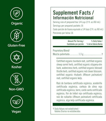 FLORA - FlorEssence Dry Tea Blend, Gentle Detox & Cleanse, 2.2 Oz