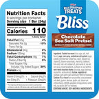 Rice Krispies Treats Bliss Crispy Marshmallow Squares, Snack Bars, Chocolate Sea Salt Pretzel (6 Boxes, 36 Bars)