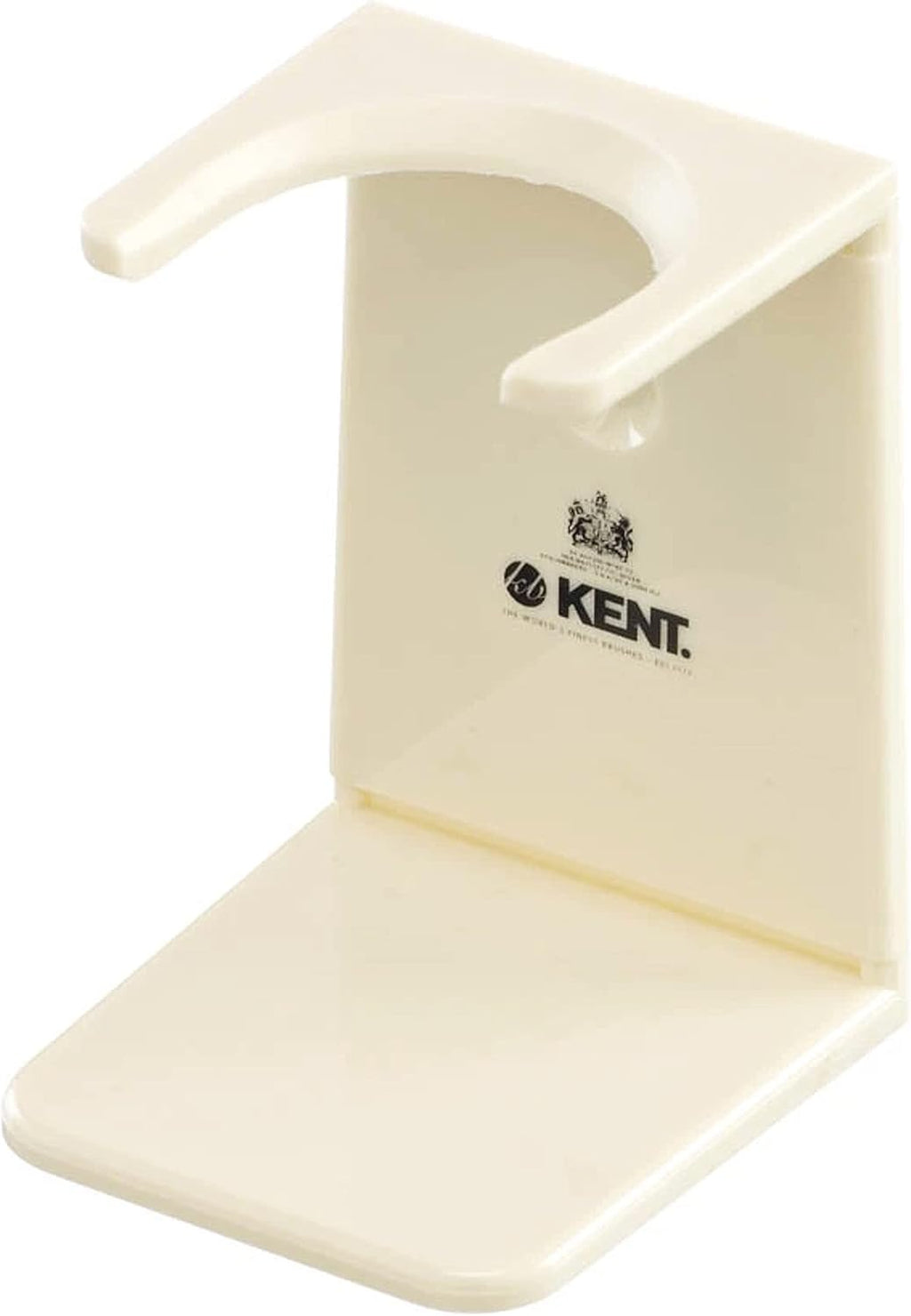 KENT VSB6 1.5" Water Resistant Mock Ivory Shaving Brush Stand BK2 and BK4 Natural Shaving Brush Air Drying Base