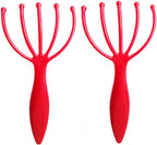 Head Massager - 2pcs, Hand held Scalp Massager, Deep Relaxation & Stress Suitable for Home, Office and Travel