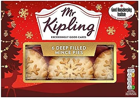 Mr Kipling 6 Snowflake Mince Pies