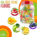 Apexy Jelly Fruit Candy – Assorted Fruit Flavors, Halloween Treat Juicy Chewy Gel Snacks, Kids & Adults Party Favors, Fun Treats for Goodie Bags & Events 46.9oz (1330g)