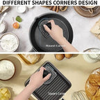 Cast Iron Scrubber with Pan Scraper, 316 Chainmail Scrubber, Upgraded Chain Mail Scrubber Sponge, Cast Iron Cleaner for Pan Skillet Wok Carbon Steel, Dutch Oven Metal Brush Cleaning Kit, Black