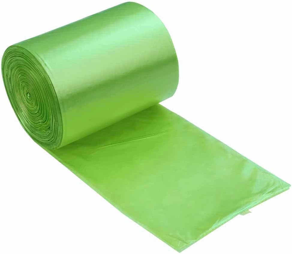 Kekow 3 Gallon Small Garbage Bags, Green, 125 Counts
