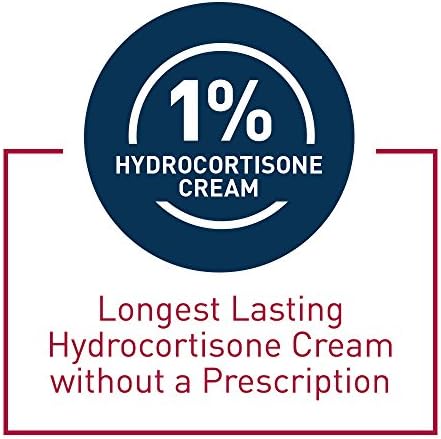 CeraVe 1% Hydrocortisone Anti-Itch Cream, Fragrance-Free Relief for Eczema-Prone & Dry Skin, 1 Ounce