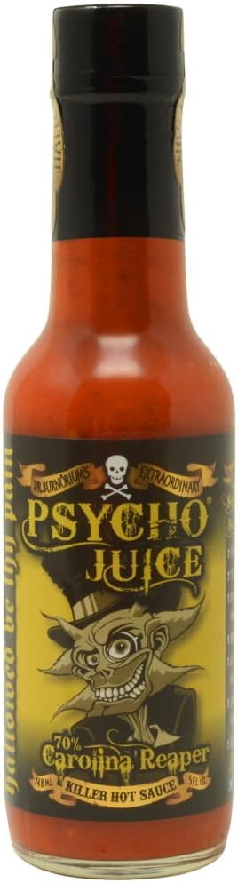 Psycho Juice 70% Carolina Reaper Hot Chilli Sauce 148ml