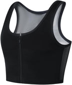 JARAZIN Zipper Chest Binder for Women Transgender FTM Binder Bra Chest Breast Binder Trans