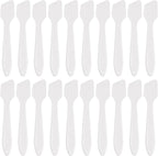 Tbestmax 300 PCS Mini Cosmetic Spatulas 3.2" x 0.6" Disposable Makeup Plastic Spatulas Clear for Facial Creams and Skin Care