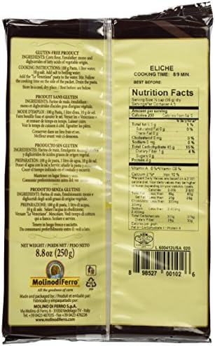 Le Veneziane - Italian Fusilli (Eliche) Pasta [Gluten-Free], (4)- 8.8 oz. Pkgs