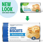 Amazon Grocery, Jumbo Buttermilk Biscuits, 16 Oz, 8 Ct (Previously Amazon Fresh, Packaging May Vary)