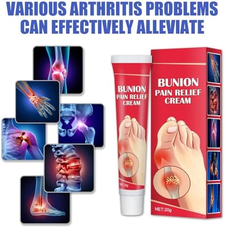 Relieve Pain Joint and Bone Cream, Bunion，Joint Gel for Back, Knee, Hands, Neck, Feet（20g）