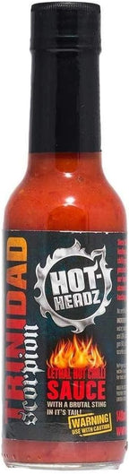Hot-Headz Trinidad Scorpion Hot Chilli Sauce- 148ml