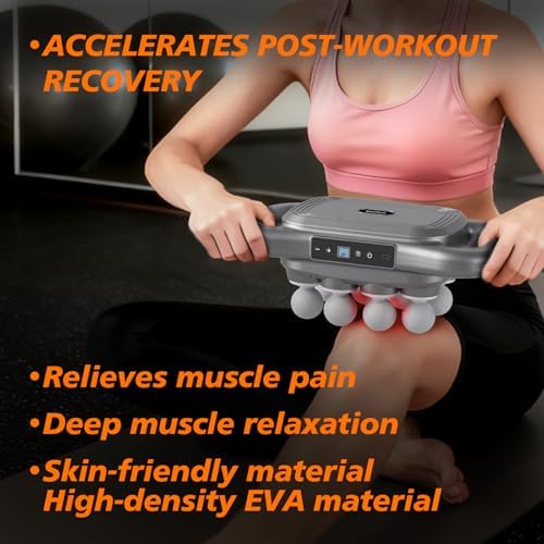 Massage Gun Deep Tissue with 16 Heads, 9 Modes & 9 Levels – Full Body Muscle Massager for Fascia, Electric Percussion Massager Gun for Muscles