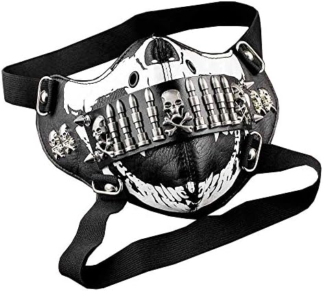 Bullet Mask Mens Punk Rock Biker Custome Hip Hop Motorcycle