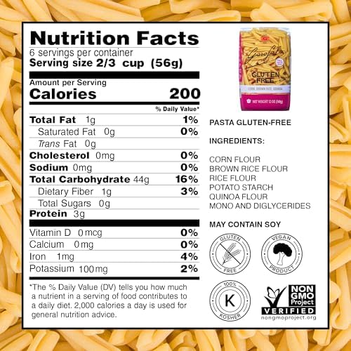 Garofalo - Premium Gluten-Free Casarecce Pasta, Italian Made, Corn, Rice, Potato & Quinoa Blend, Bronze-Drawn, Al Dente (2 pack)
