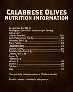 Fortuna's Imported Calabrese Olives - Tiny Green Olives with Pits, Wild Fennel, Garlic, and Chili Pepper in Brine - 8 oz Bag Imported from Italy. Perfect for Antipasto, Salads, and Snacks