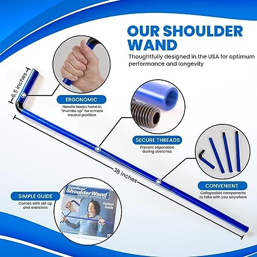 RangeMaster All in one Shoulder Strengthening and Home Therapy Basic Kit │ Physical Therapy Tool │ Aids in Recovery and Increasing Mobility │ Comprehensive Exercise Guide
