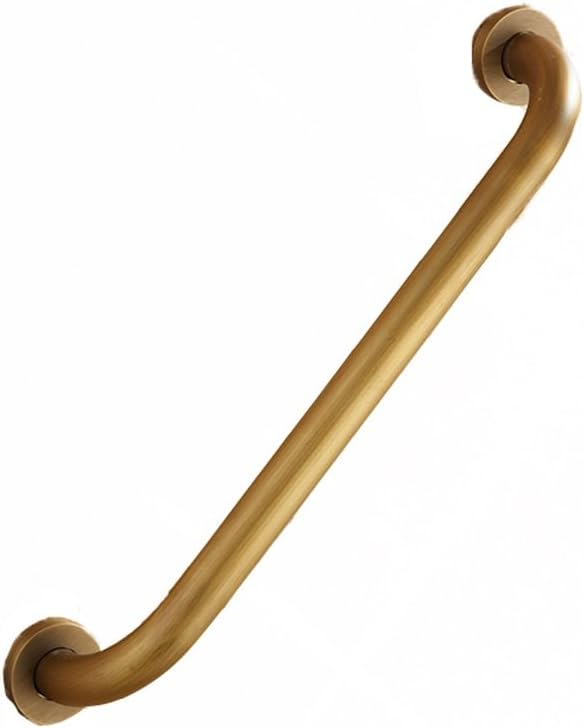 Bath Support Rail Pure Copper Barrier-Free Old Man Disabled People Bathroom Safety Armrest Bathtub Toilet Closestool WC Non-Slip Handle for Shower/Bathroom,Chrome-42cm