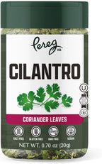 Pereg Dried Cilantro Coriander Leaves 0.7 Oz - Cut & Sifted - Cilantro Herb Seasoning - Non GMO & All Natural - Pungent & Fragrant Leaf