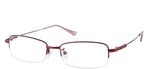Computer Reading Glasses Mens Womens Half Rim +2.00 Red Radiation Protection Readers