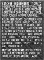 Heinz Tomato Ketchup, Relish, and Mustard Picnic Pack, 3 Count (Pack of 2)