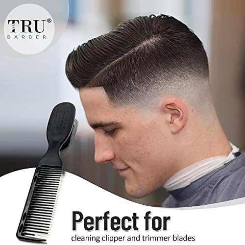 TRU BARBER PRO Fading Brush, Hair cutting Brush, Clippers brush