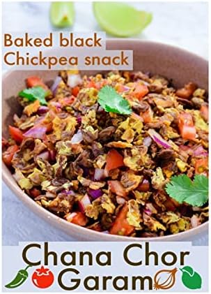 Ghotaram Special Low Fat Roasted Chana Jhor Garam, Chana JOR Garam, Roasted Chana JOR Garam Namkeen Snack, Oil-free Snack, Ready-to-eat, Healthy Snacks, Low in calories, High in protein-300g*1Pack