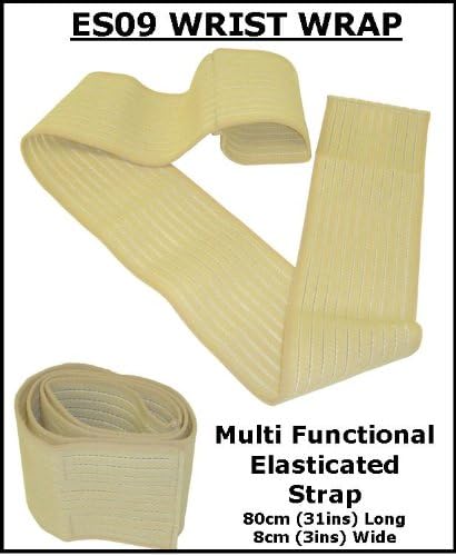 Proline Wrist Wrap Elasticated Strap, Beige, One Size