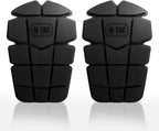 M-Tac Knee Pad Inserts for Men and Women (2 PCs) - A Pair of Knee Pads for Construction and Tactical Pants - Memory Foam Knee Pads for Work (Black)