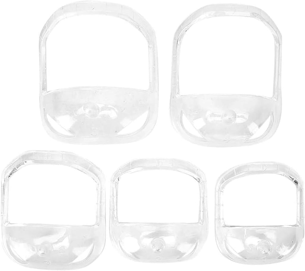 Beard Shaper, Versatile Beard Styling, Beard Template, Goatee Shaper, 5 Templates Included, Portable Design, 10 x 8.3 x 5.3 cm, Clear