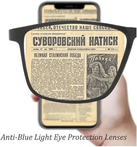 Sports Ultra-Light Anti-Blue Light Presbyopic Glasses, Sports Color-Changing Multi-focal Reading Glasses