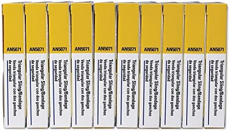 First Aid Only AN5071-10-001: 40"X40"X56" Muslin Triangular Bandage, 1/Box (10 Count)