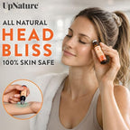 UpNature Head Bliss Essential Oil Roll On Stick - Soothing Migraine Comfort Aromatherapy with Instant Cooling Effect - Nurse Essentials Gifts Roller