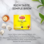 Lipton Yellow Label International Blend | Lipton Tea Bags |Black Tea| Premium Quality | 200 Grams (Pack of 1)