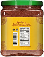 Jiva Organic Red Chili Powder 1 Pound Jar - Non-GMO, Suitable for Vegetarians