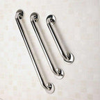 NRS Healthcare Polished Stainless Steel Grab Rail - 30 cm (12 inch) Length