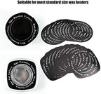 Wax Warmer Collars for Wax Pot, Universal Waxing Protection Rings Wax Pot Liner for Wax Heater Pot Warmer Waxing Machine Esthetician Professional Supplies (50PCS Round + 50PCS Quadrate)