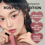 Peripera Ink Mood Glowy Tint | Lip-Plumping, Naturally Moisturizing, Lightweight, Glow-Boosting, Long-Lasting, Comfortable, Non-Sticky, Mask Friendly, No White Film (033 ROSY WISH)