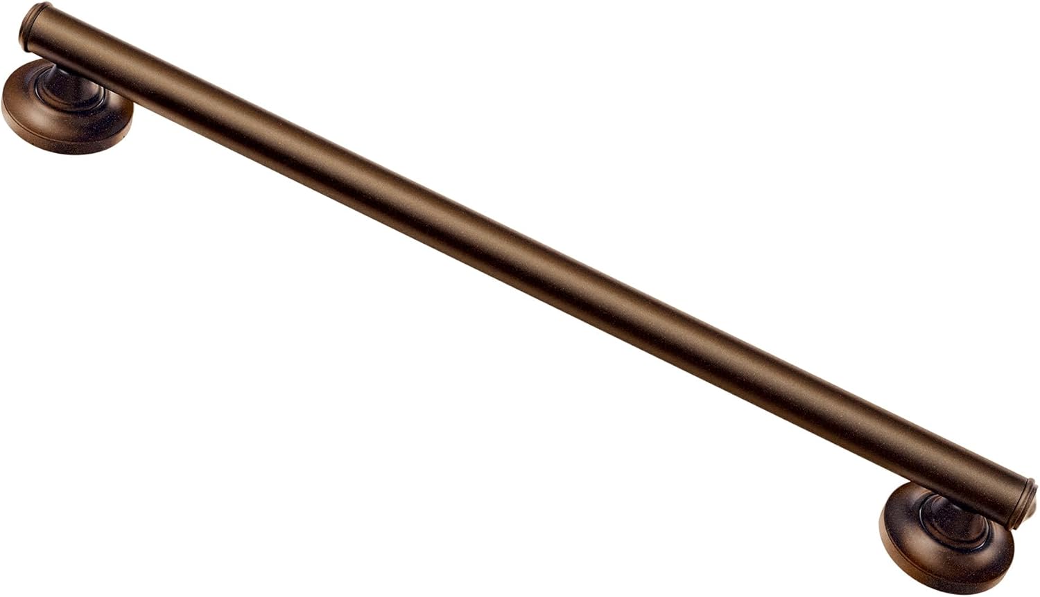 Moen LR8724D1GOWB Bathroom Safety 24-Inch Designer Bathroom Grab Bar with Curled Grip, Old World Bronze